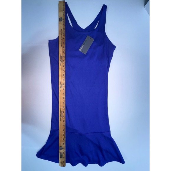 Donna Ricco Dresses & Skirts - Donna Ricco New York Royal Blue Drop Waist Flounce Hem Dress Small NWT